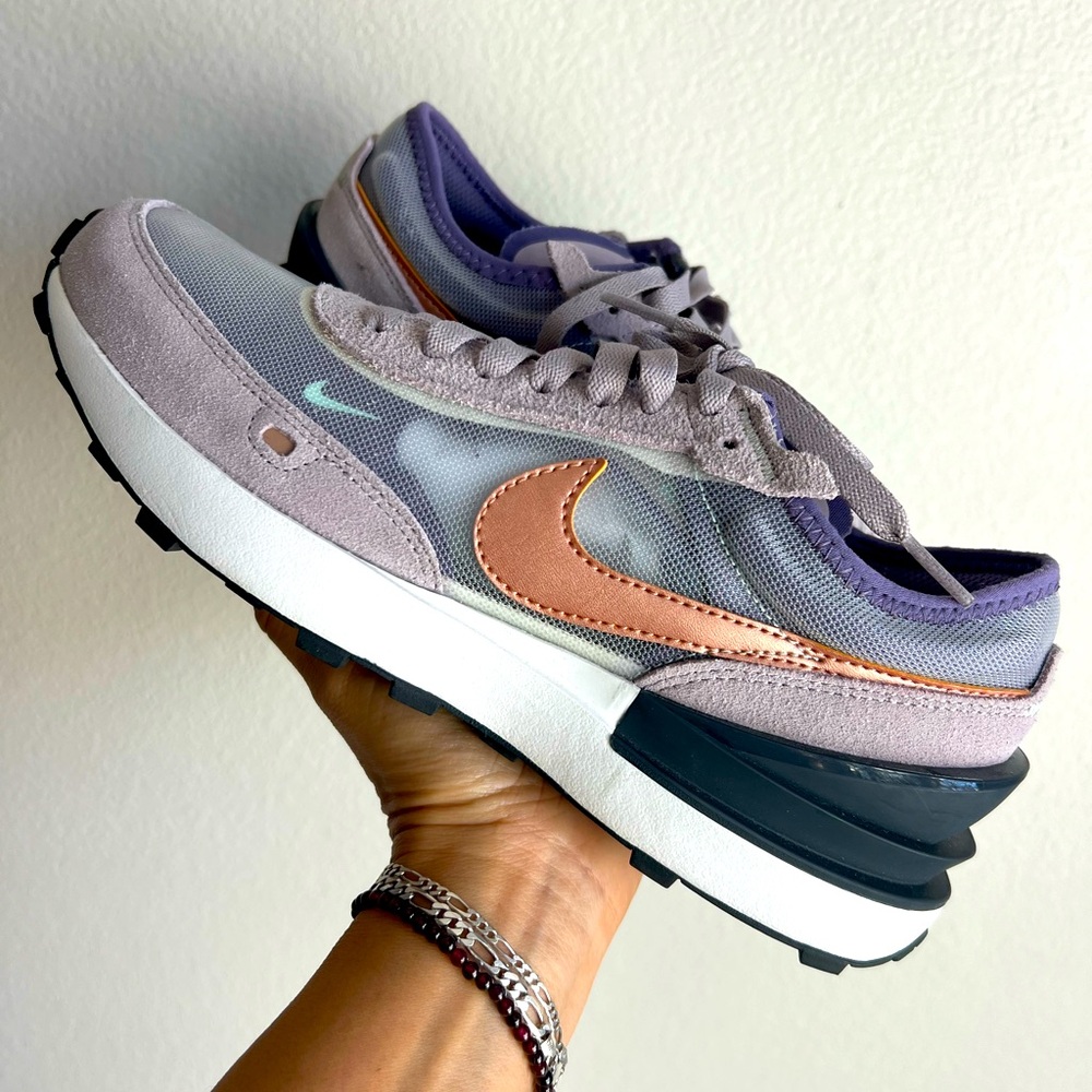 Nike Waffle Women's Mauve Purple Sneakers